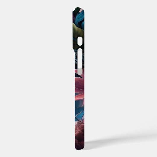 Magnetische kunst: bloemennevel Case-Mate iPhone case (Achterkant / Links)