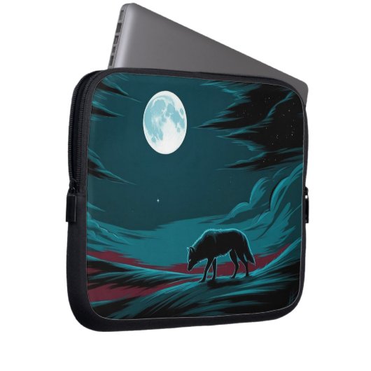 magnetische kunsten-magnetische binding laptop sleeve (Voorkant Rechts)