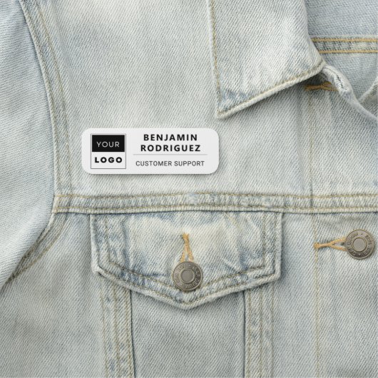 Magnetische Logo Medewerker Naam Tag (In situ)