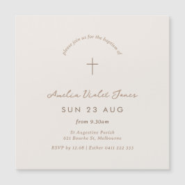 Magnetische minimale uitnodiging tot kerstmis