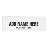 Magnetische naamlabels met aangepaste naam voor be naambadge (Voorkant)