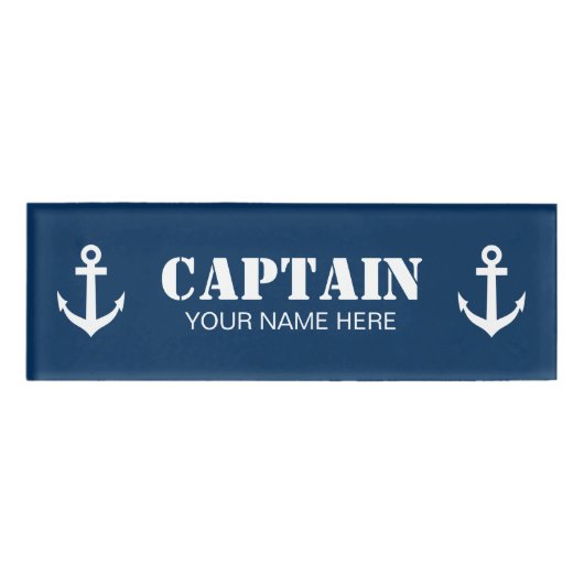 magnetische naammerken van de kapitein van de aang naambadge (Voorkant)