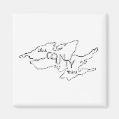 Magnetische persoonlijkheid magneet (Voorkant)