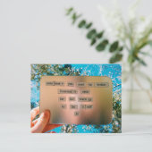 Magnetische poëzie Briefkaart (Staand voorkant)