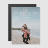 Magnetische potlood ons in de datum fotokaart opsl (Voorkant / Achterkant)