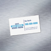 Magnetische profielkaart voor moderne sneeuwverwij magnetisch visitekaartje (Voorbeeld)