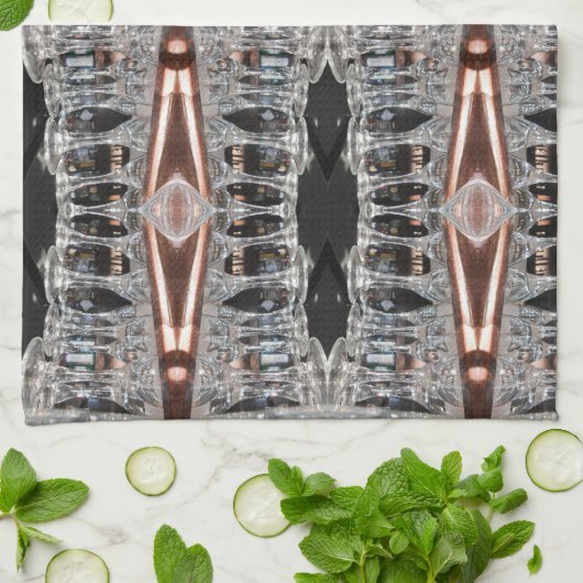 Magnetische richtingsbloei theedoek (Gevouwen)