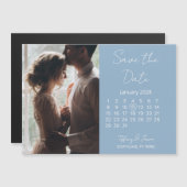 Magnetische Save the Date 31 Dagen Kalender Lichtb Magnetische Uitnodiging (Voorkant / Achterkant)