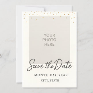 Magnetische Save The Date Wedding Kaart - 5x7 Inch Uitnodiging