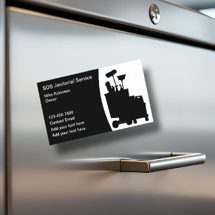Magnetische schoonmaakaffiche magnetisch visitekaartje