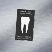 Magnetische tandheelkunde magnetisch visitekaartje (Voorbeeld)