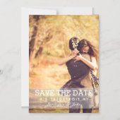 Magnetische uitnodiging - Save the Date II (Voorkant)