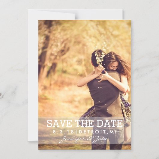 Magnetische uitnodiging - Save the Date II (Voorkant)