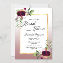 Magnetische uitnodiging voor roos van kaneel