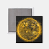 Magnetische veldlijnen op de zon magneet (Voorkant / Achterkant)