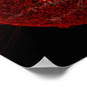 Magnetische veldlijnen op zon 3 poster (Hoek)