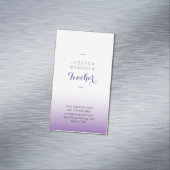 Magnetische Visitekaartjes leraar Visitekaartje Magneet (Voorbeeld)