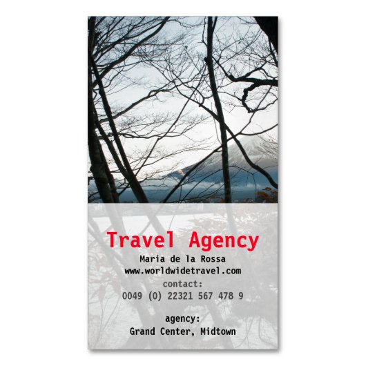 Magnetische Visitekaartjes Magnetisch Visitekaartje (Voorkant Verticaal)