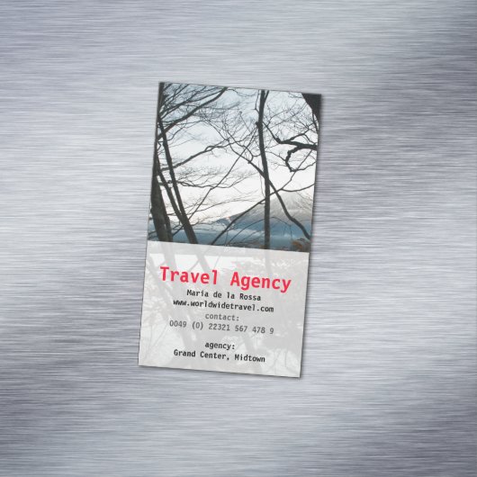 Magnetische Visitekaartjes Magnetisch Visitekaartje (Voorbeeld)