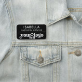 Magnetische werknemerstitel voor kleine bedrijven naamplaatje (In situ)