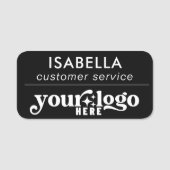 Magnetische werknemerstitel voor kleine bedrijven naamplaatje (Voorkant)