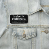 Magnetische werknemerstitel voor kleine bedrijven naamplaatje (In situ)