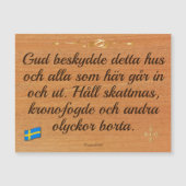 Magnetiskt kort — Gud beskydde (Voorkant)