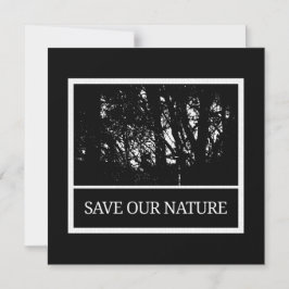 Magnetkarte mit Umschlag - Save Our Nature Magnetische Uitnodiging