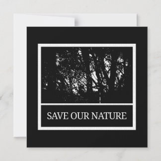 Magnetkarte mit Umschlag - Save Our Nature Magnetische Uitnodiging