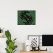 Magnetostatische metaallegeringen poster (Thuiskantoor)