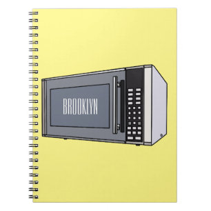 Magnetron cartoon illustratie notitieboek