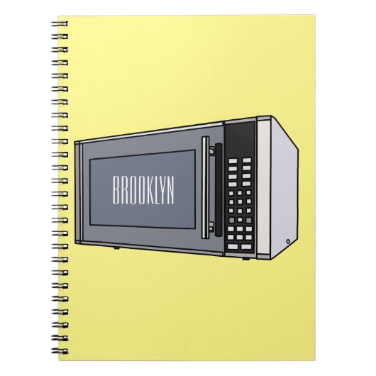 Magnetron cartoon illustratie notitieboek (Voorkant)