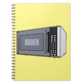 Magnetron cartoonillustratie notitieboek (Voorkant)