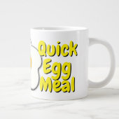 Magnetron Eieren Mok met Grappig Quote (Egg Omelet (Rechts)