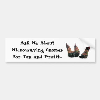 Magnetron Kabouters Bumpersticker
