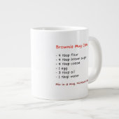 Magnetron Mok (Keto Brownie Chocolate Cake Recept) (Voorkant rechts)