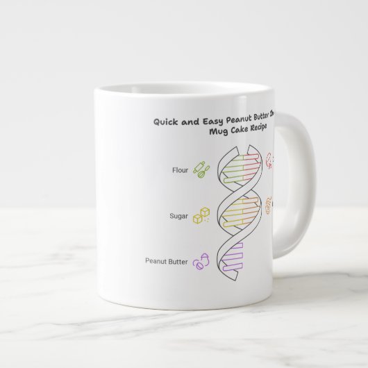 Magnetron Mok taart kit met chocolade recepten (Voorkant rechts)