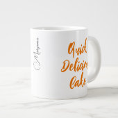 Magnetron Mok voor taart recept (Grappig Quote & N (Voorkant rechts)