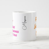 Magnetron Mok voor taart recept (Grappig Quote & N (Voorkant)