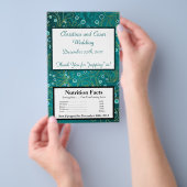 Magnetron Popcorn Verpakking Arabian Teal Flyer (Hand)