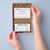 Magnetron Popcorn Verpakking Herfst Boom Flyer (Hand)