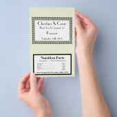 Magnetron Popcorn Verpakking Lichtgroen/Grijs Form Flyer (Hand)