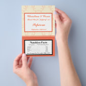 Magnetron Popcorn Verpakking Roze/Perzik Formeel K Flyer (Hand)