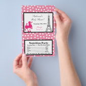 Magnetron Popcorn Verpakking Roze Poodle Parijs Ei Flyer (Hand)