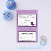 Magnetron Popcorn Verpakking Vogel Schommel Paarse Flyer (Enkel)