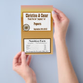 Magnetron Popcorn Verpakking Wielerwiel/Hoefijzer Flyer (Hand)