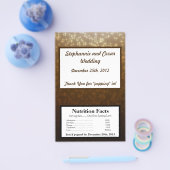 Magnetron Popcorn Verpakking Winter Bruin / Sterre Flyer (Enkel)