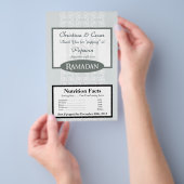 Magnetron Popcorn Verpakking Zachte Blauwe Islamit Flyer (Hand)