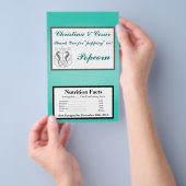 Magnetron Popcorn Verpakking Zeepaard Anker Turkoo Flyer (Hand)