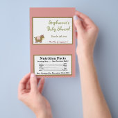 Magnetron Popcorn Wrapper Abby's Boerderij Roze Gi Flyer (Hand)